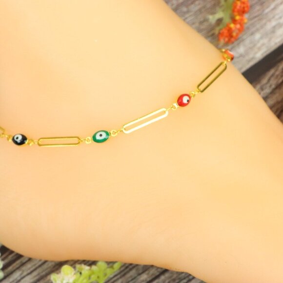 "Elegant Handmade Anklet – Delicate Jewelry for Women, MAR091475 - Picture 7 of 10